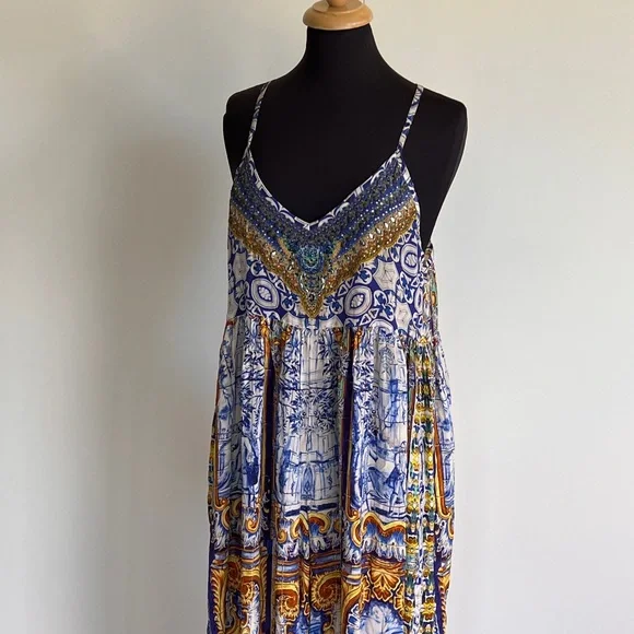 Camilla Embellished Jumpsuit size 1 (AU 8) - Picture 7 of 10